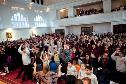 RCM Sparks celebrates success 'on the road' at Pimlico Academy